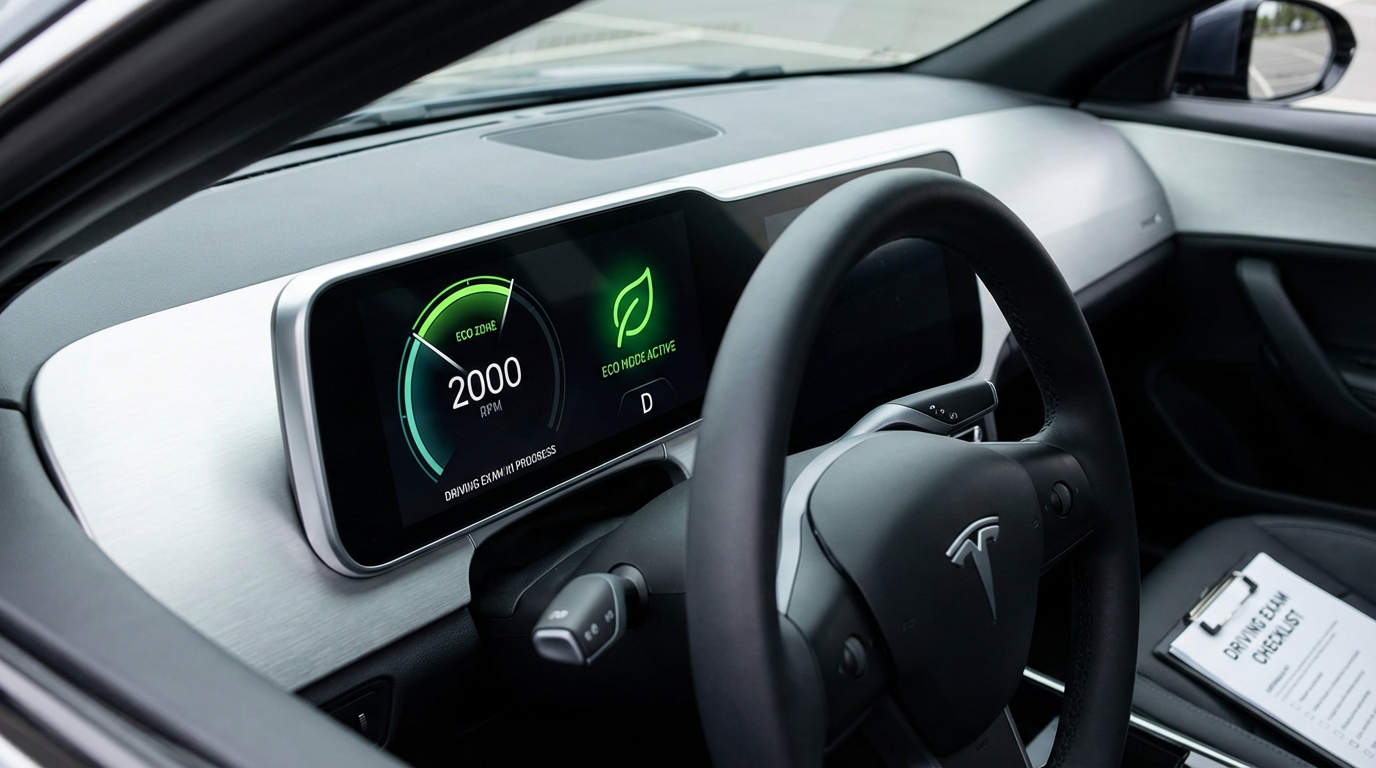 Ecodriving na egzaminie – jak zmieniać biegi, by nie oblewać?